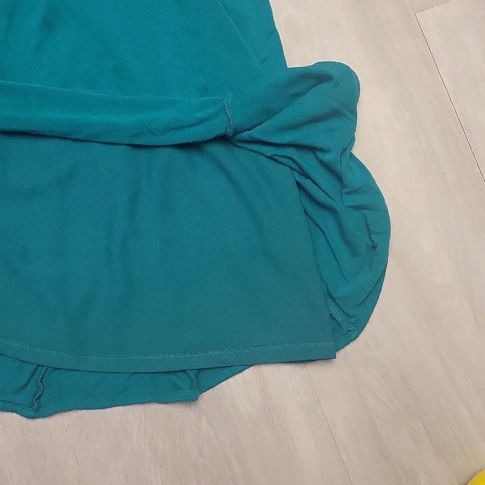 The Limited Kelly Green Cross Back Lined Strapless Dress Womens Size XS - Picture 7 of 10